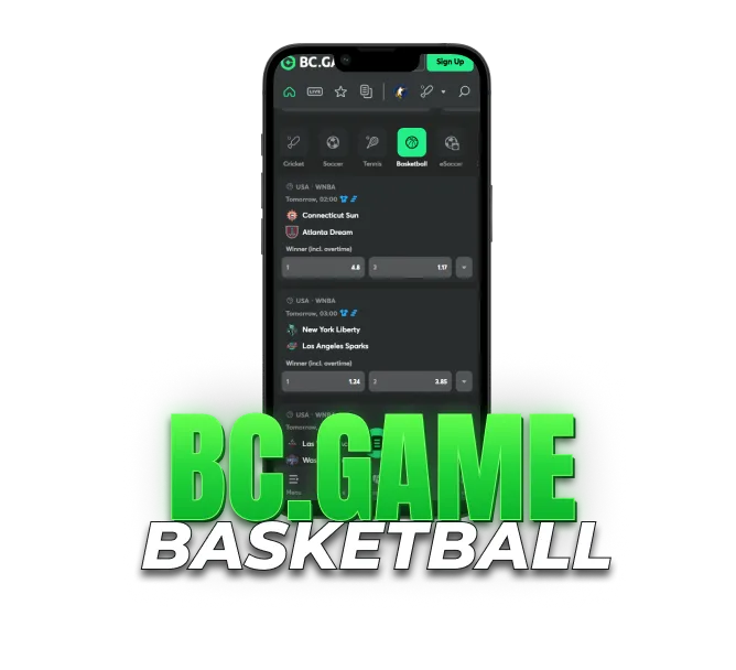 basketball betting on mobile with basketball matches and betting markets.
